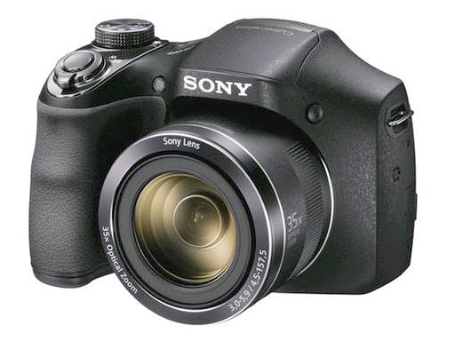 Sony Cyber-Shot DSC-H300 20.1MP 35x Optical Zoom Compact Digital Camera - Black