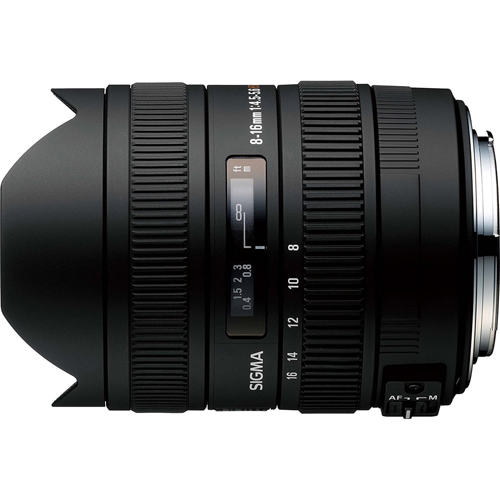 Sigma 8-16mm f/4.5-5.6 DC HSM FLD AF Ultra Wide Zoom Lens for APS-C sized Canon Digital DSLR Camera