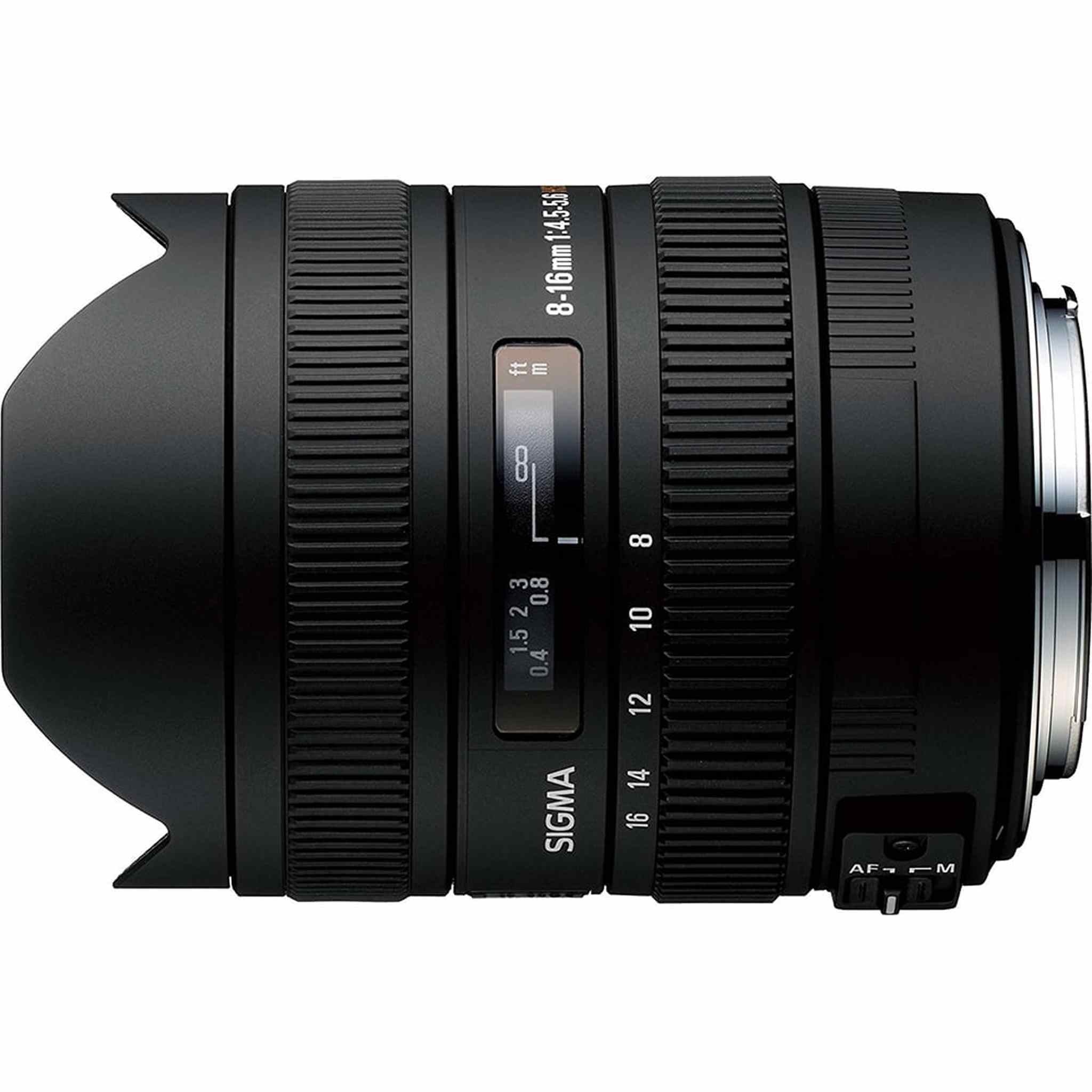 Sigma 8-16mm f/4.5-5.6 DC HSM FLD AF Ultra Wide Zoom Lens for APS-C sized Canon Digital DSLR Camera Sigma