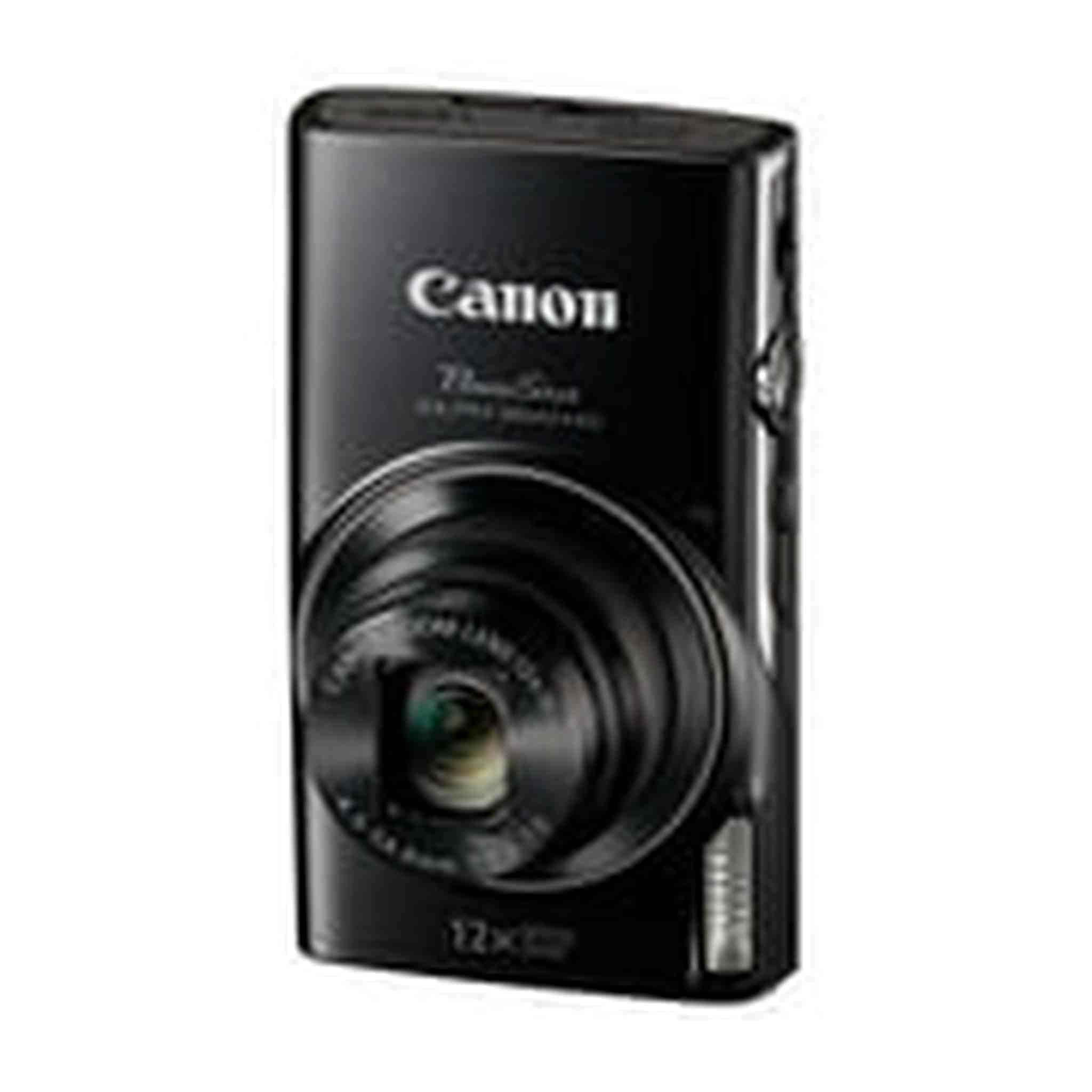Canon PowerShot ELPH 360 Digital Camera w/ 12x Optical Zoom and Image Stabilization - Wi-Fi & NFC Enabled Black - Reconditioned Canon