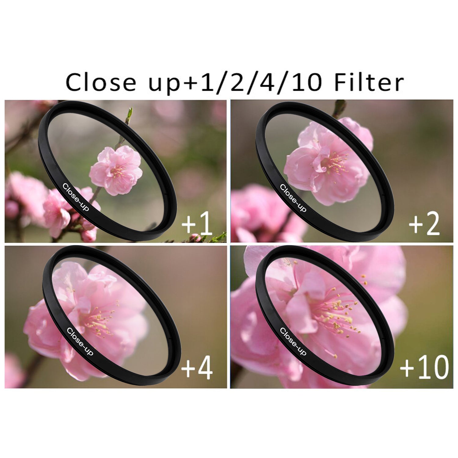 37mm Filter Kit Bundle with Close Up Lens Set, Cleaning Kit, and More