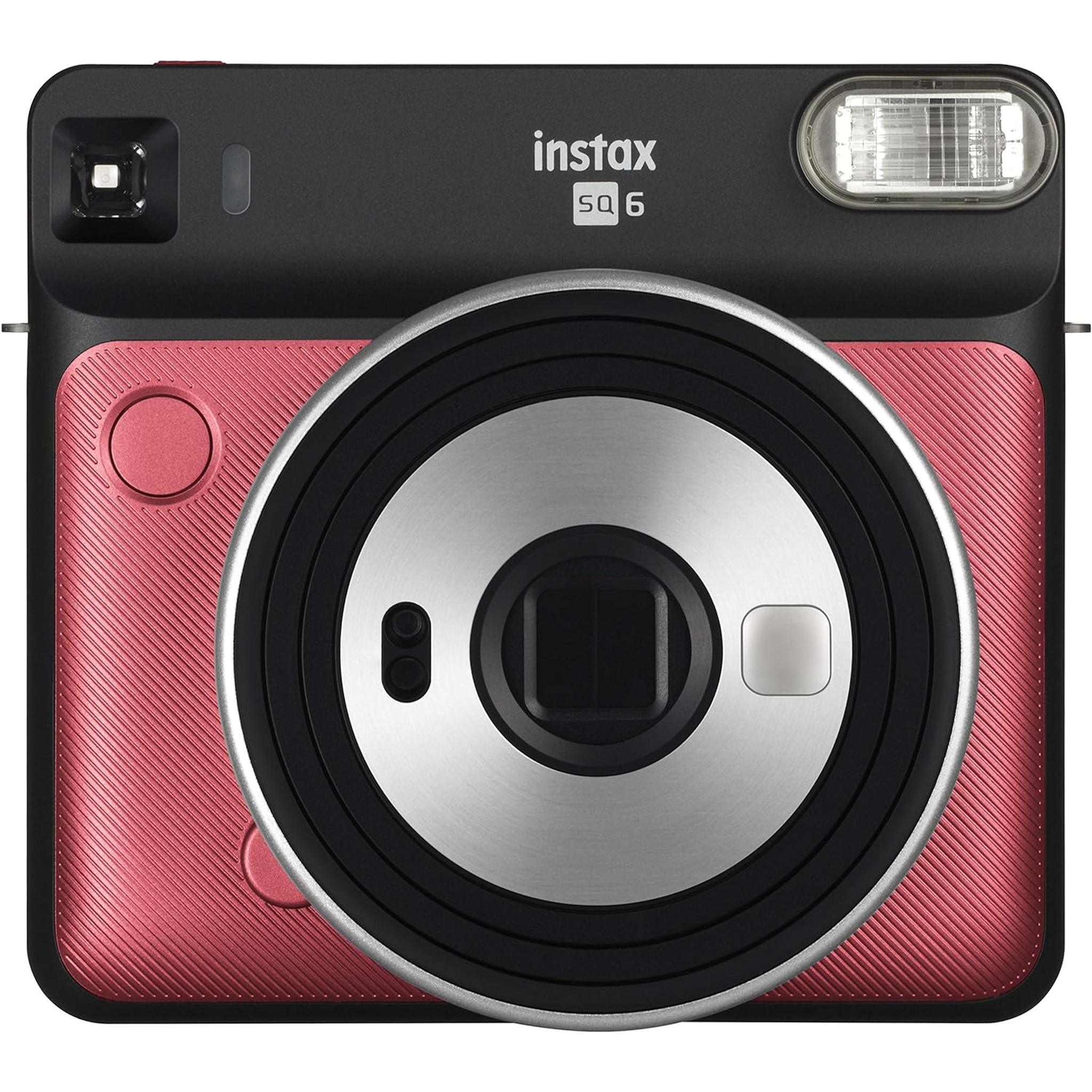Fujifilm Instax Square SQ6 - Instant Film Camera - Ruby Red Fujifilm