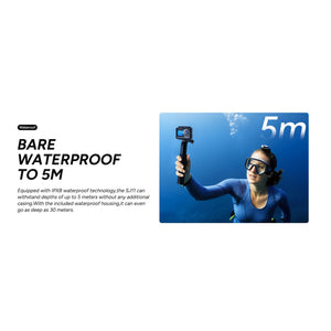SJCAM SJ11 Active 4K 30FPS 5M Body Waterproof Action Camera 6-Axis Gyro Stabilization 2.33″ Touch Screen 2.4G & 5GHz Dual WiFi Supports Live Streaming SJCAM