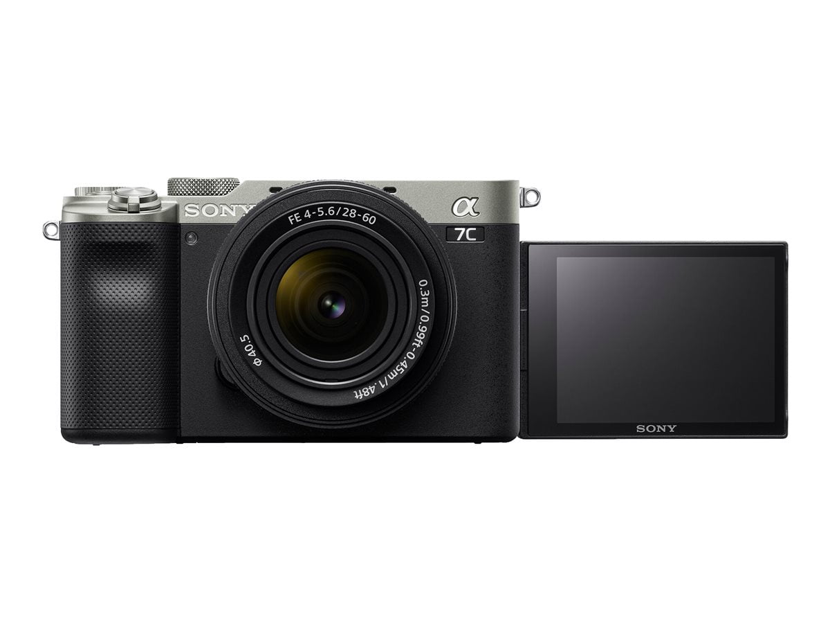 Sony Alpha 7C Full-Frame Compact Mirrorless Camera Kit - Silver (ILCE7CL/S)