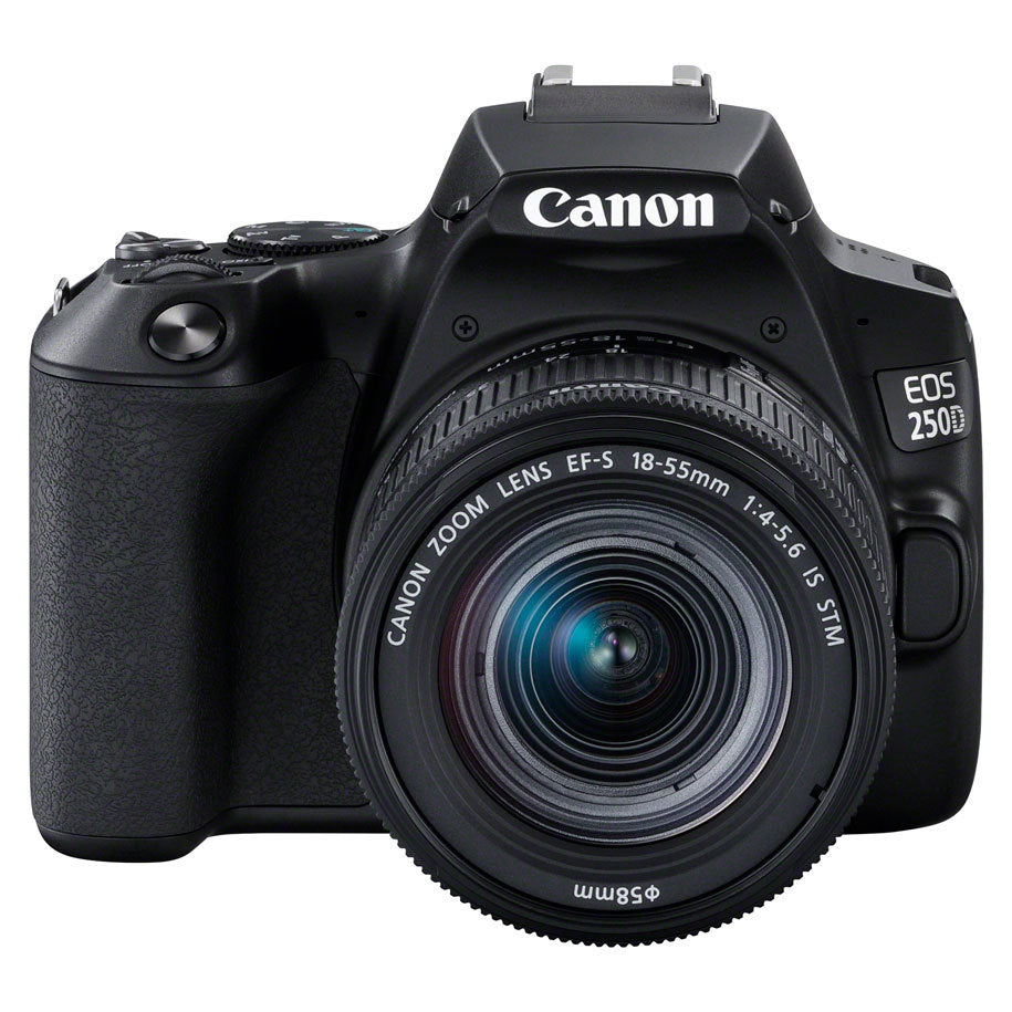 Canon EOS 250D (Rebel SL3) DSLR Camera w/ 18-55mm IS STM Lens (International Model) -