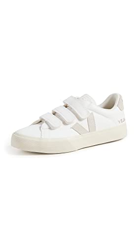 Veja Women's Recife Logo Sneakers, Extra White Natural, 6 Medium US