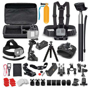 ACTIONXGEAR 120 in 1 Action Camera Accessory Kit For GoPro Bundle
