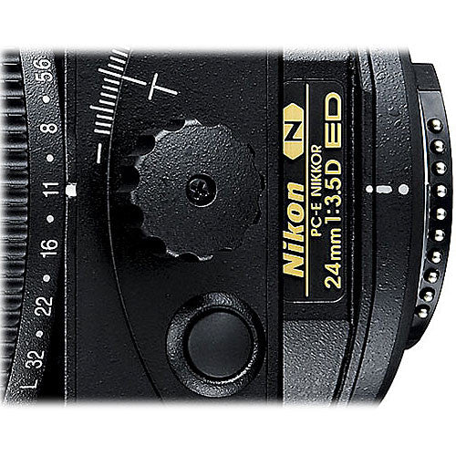 Nikon PC-E NIKKOR 24mm f/3.5D ED Tilt-Shift Lens 2168 + 64GB Memory Card + Filters - Bundle