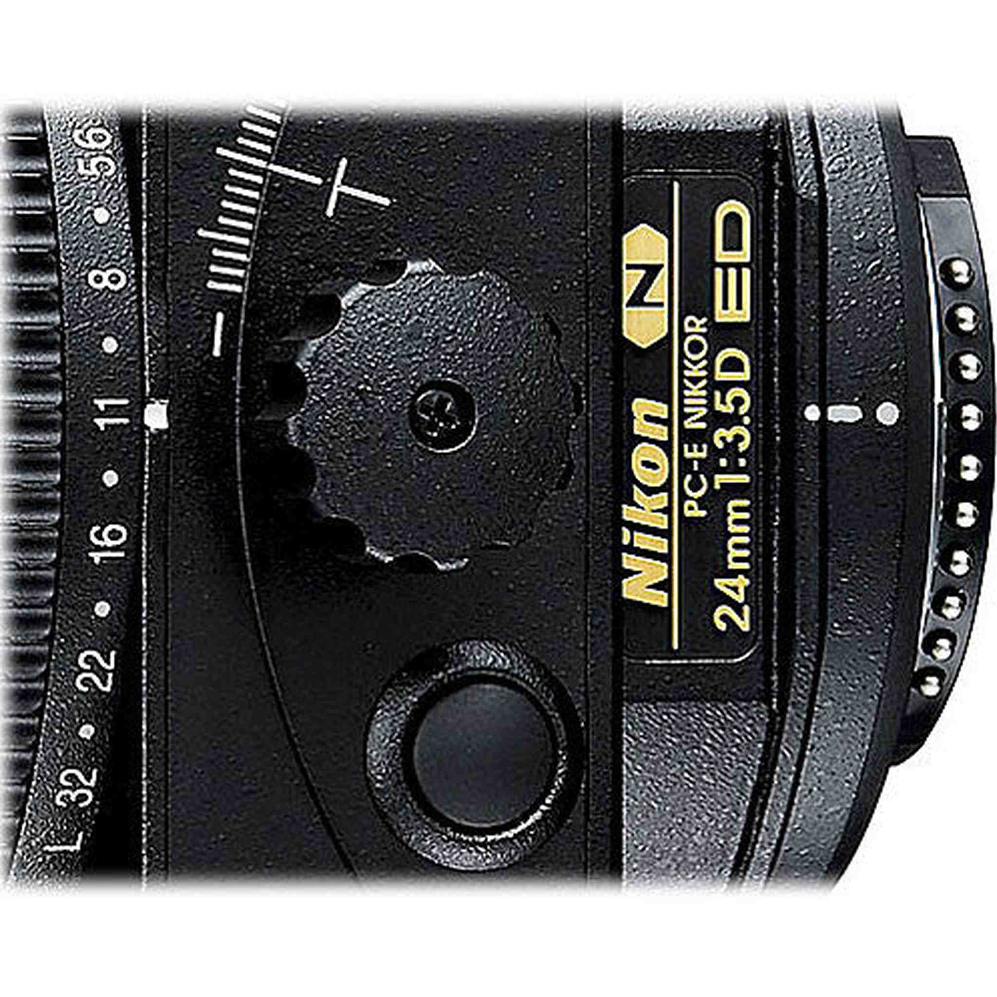 Nikon PC-E NIKKOR 24mm f/3.5D ED Tilt-Shift Lens 2168 + 64GB Memory Card + Filters - Bundle