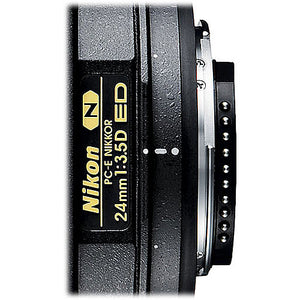 Nikon PC-E NIKKOR 24mm f/3.5D ED Tilt-Shift Lens 2168 + 64GB Memory Card + Filters - Bundle