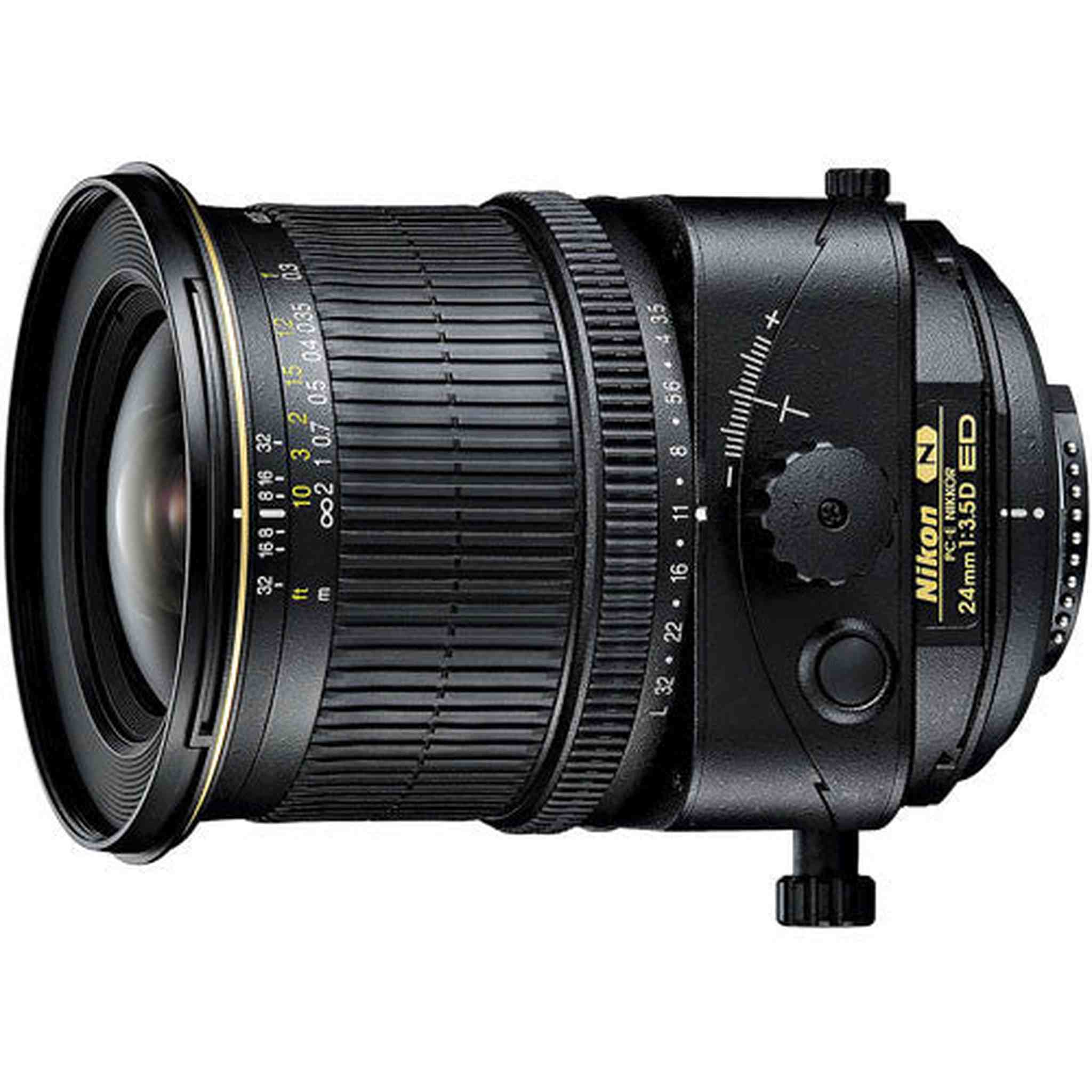 Nikon PC-E NIKKOR 24mm f/3.5D ED Tilt-Shift Lens 2168 + 64GB Memory Card + Filters - Bundle