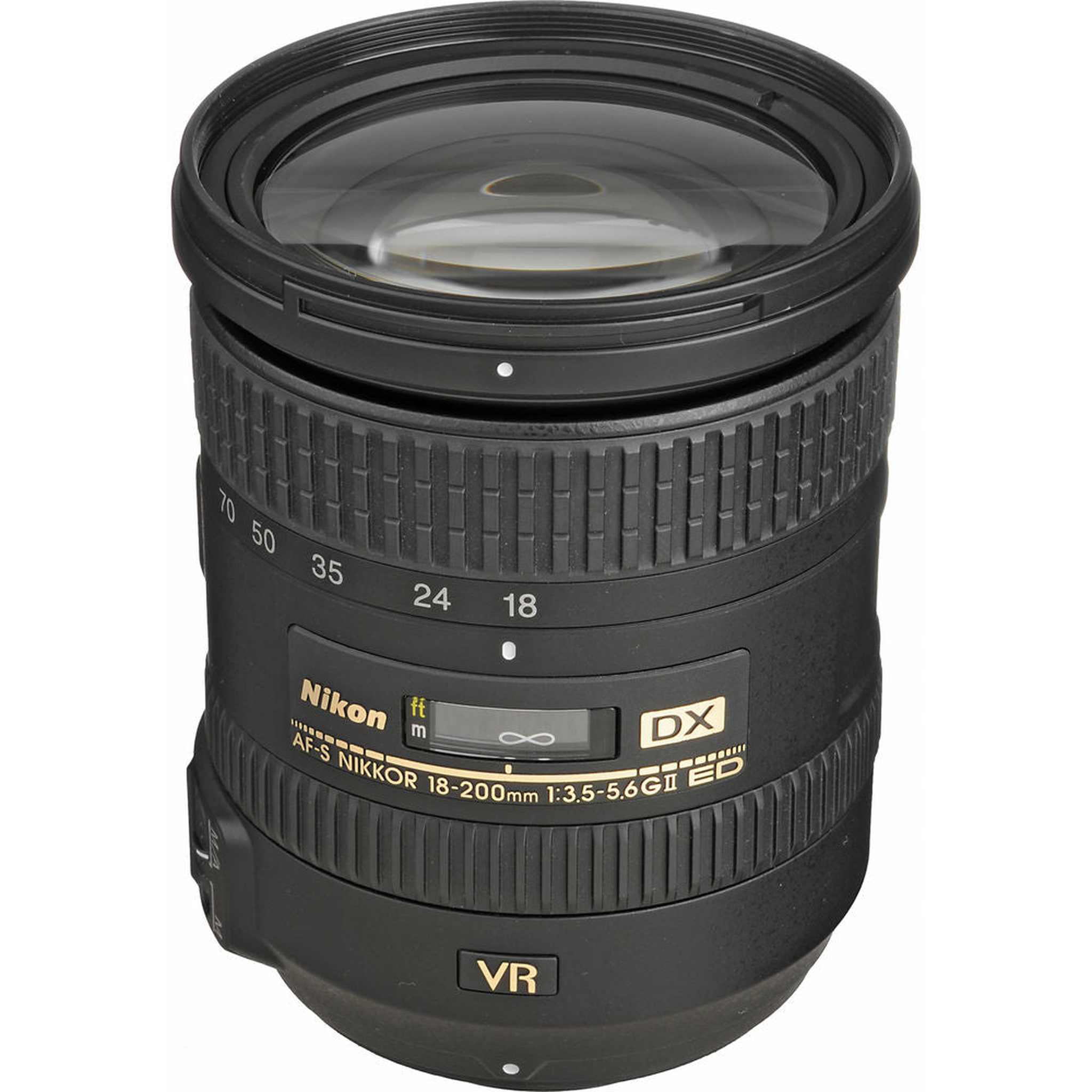 Nikon AF-S DX NIKKOR 18-200mm f/3.5-5.6G ED VR II Lens 2192 + Filter Kit - Bundle Nikon