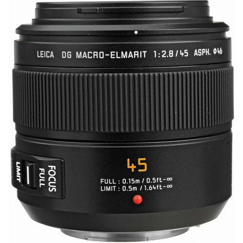 Panasonic Leica DG Macro-Elmarit 45-mm f/2.8 ASPH Mega O.I.S Lens + Accessories Starter Bundle
