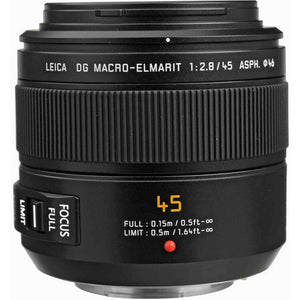 Panasonic Leica DG Macro-Elmarit 45mm f/2.8 ASPH. MEGA O.I.S. Lens - Starter Kit Bundle