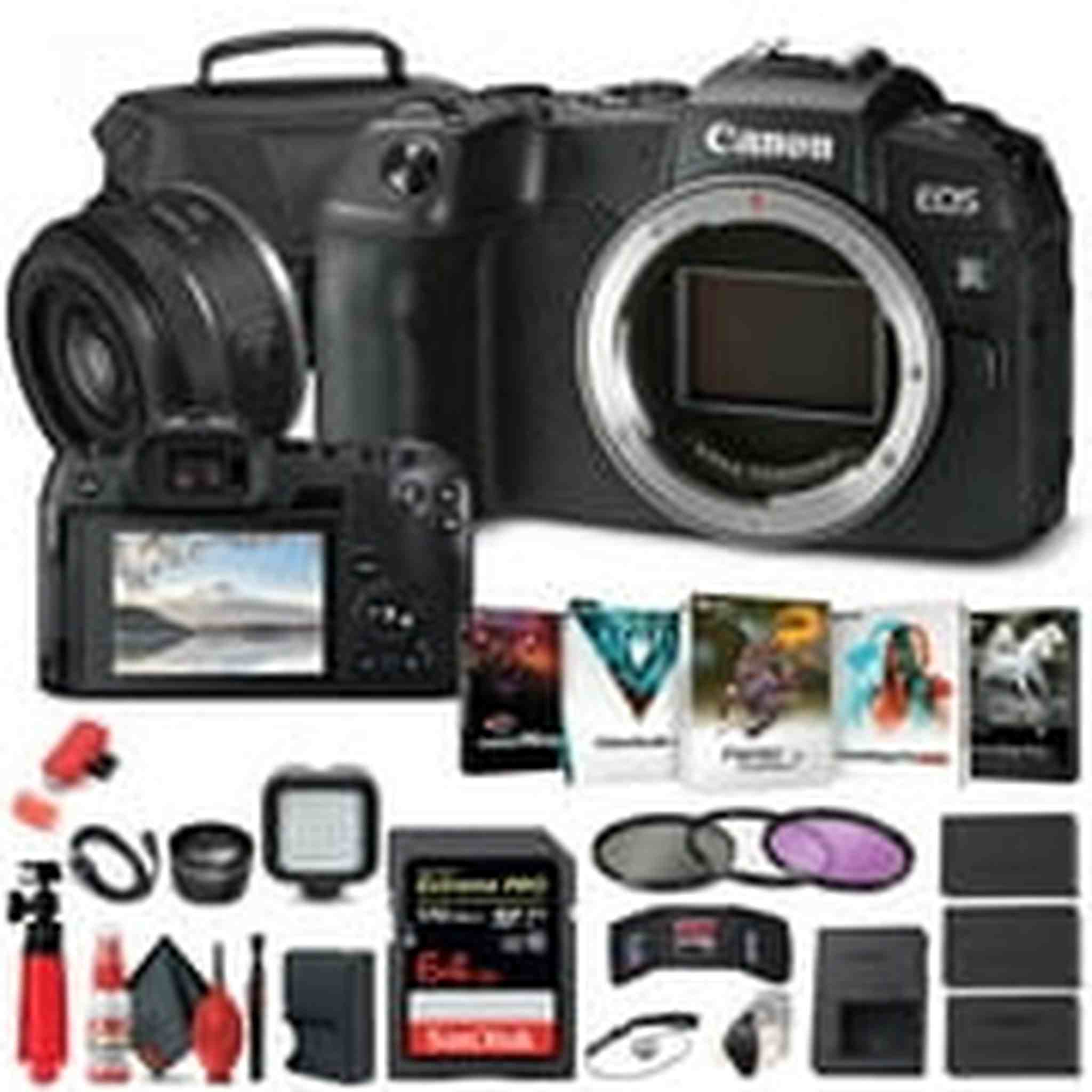 Canon EOS RP Mirrorless Digital Camera 3380C002 + RF 50mm Advanced Bundle
