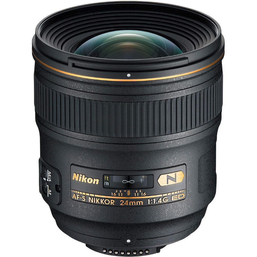 Nikon AF-S 24mm f/1.4G ED Prime Lens (2184) Intl Model Bundle