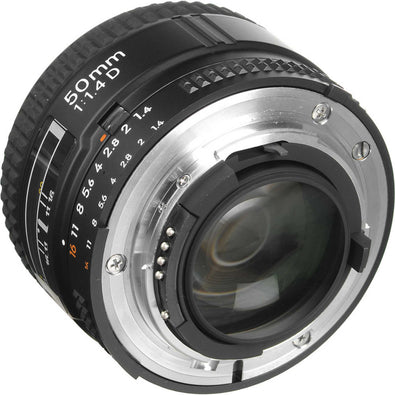 Nikon AF 50mm f/1.4D Compact Prime Lens 1902 Intl Model Bundle