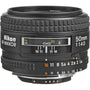 Nikon AF NIKKOR 50mm f/1.4D Lens INTL Model Includes Case and Filter Kits Bundle