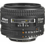Nikon AF 50mm f/1.4D Compact Prime Lens 1902 Intl Model Bundle