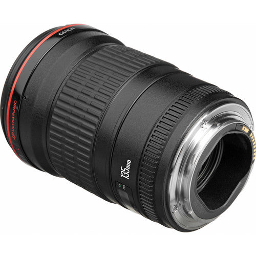 Canon EF 135mm f/2L USM Lens (2520A004) Essential Bundle Kit for Canon EOS - International Model No Warranty