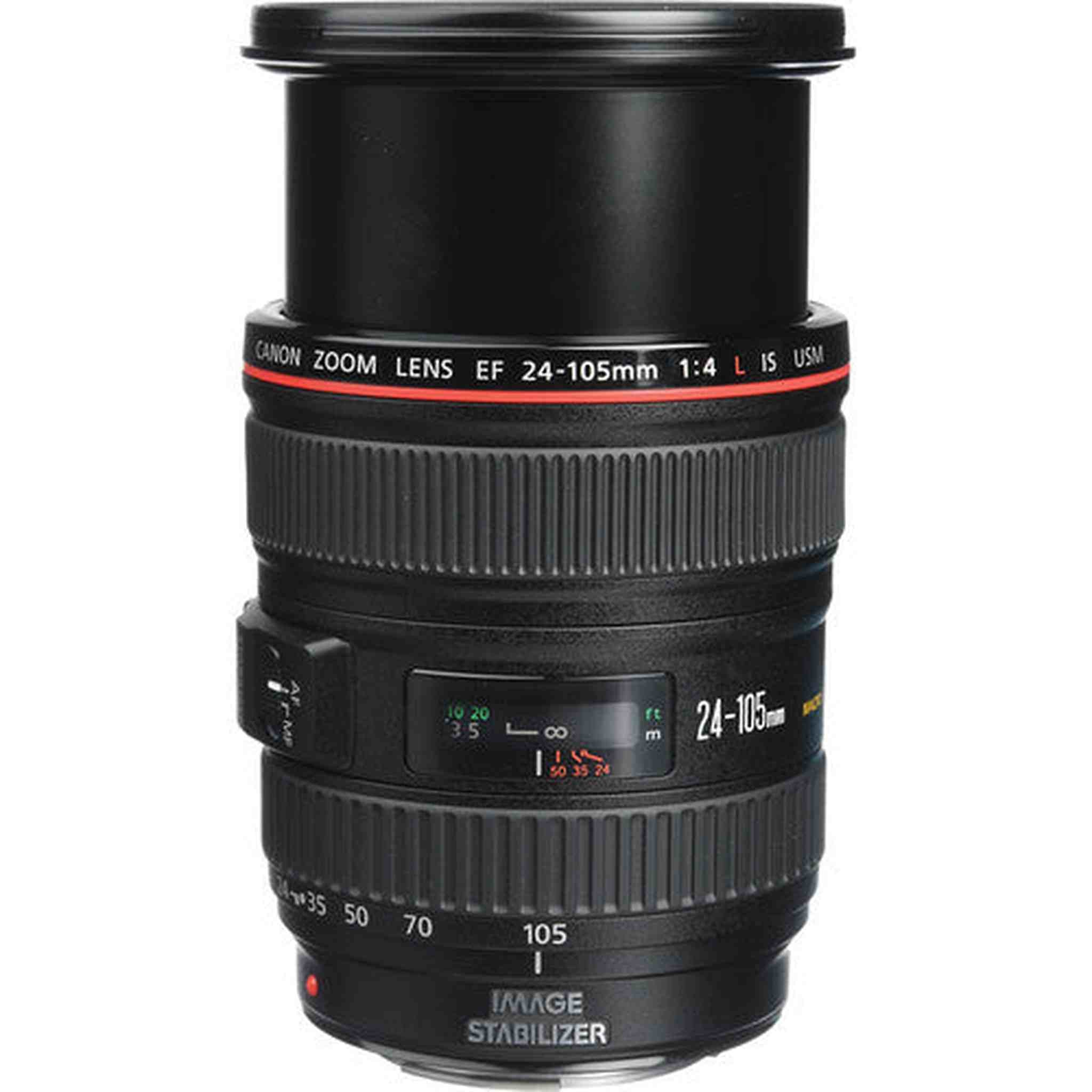 Canon EF 24-105mm f/4L IS USM Lens 0344B002 + Filter Kit + Cap Keeper - Bundle Canon