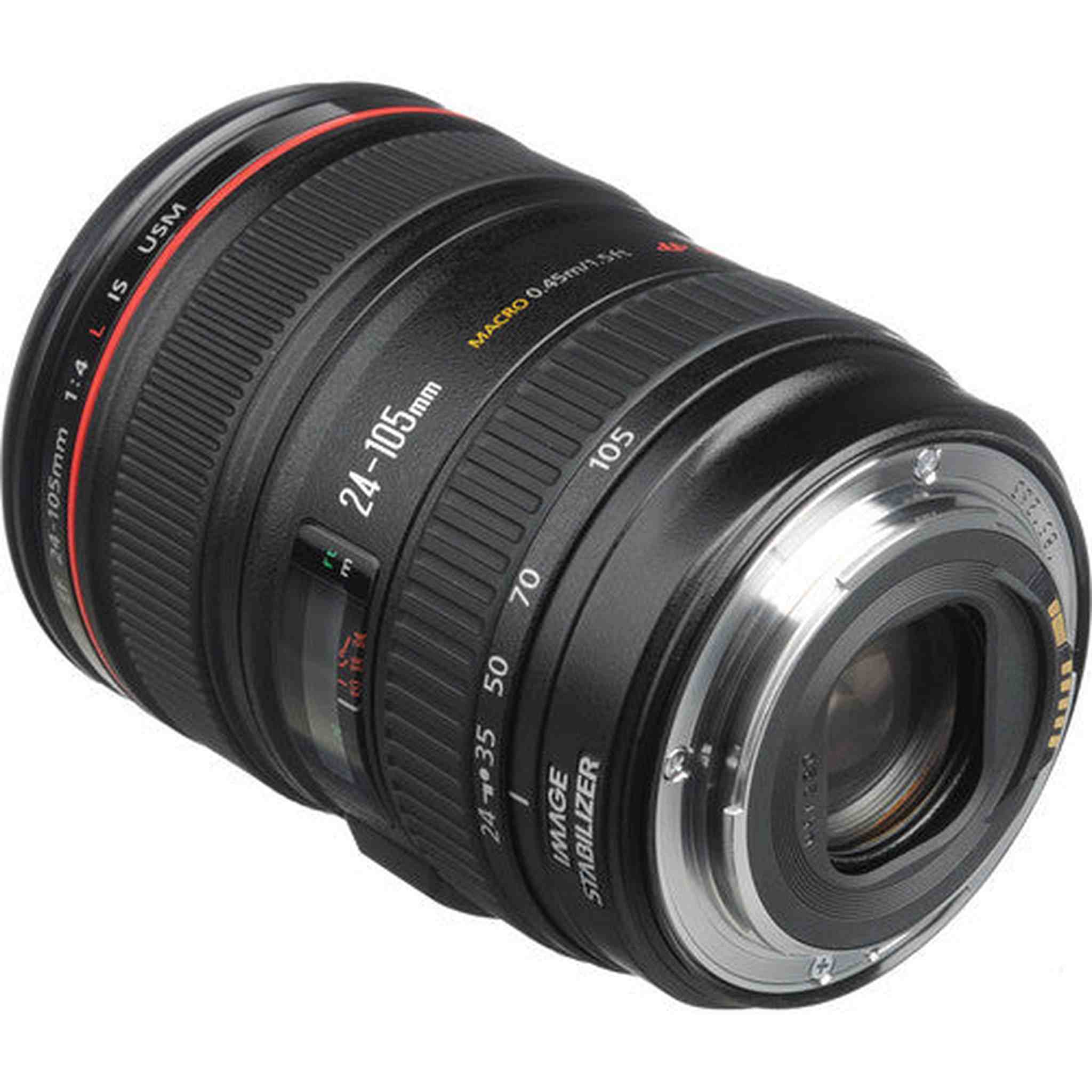 Canon EF 24-105mm f/4L IS USM Lens 0344B002 + Filter Kit + Cap Keeper - Bundle Canon