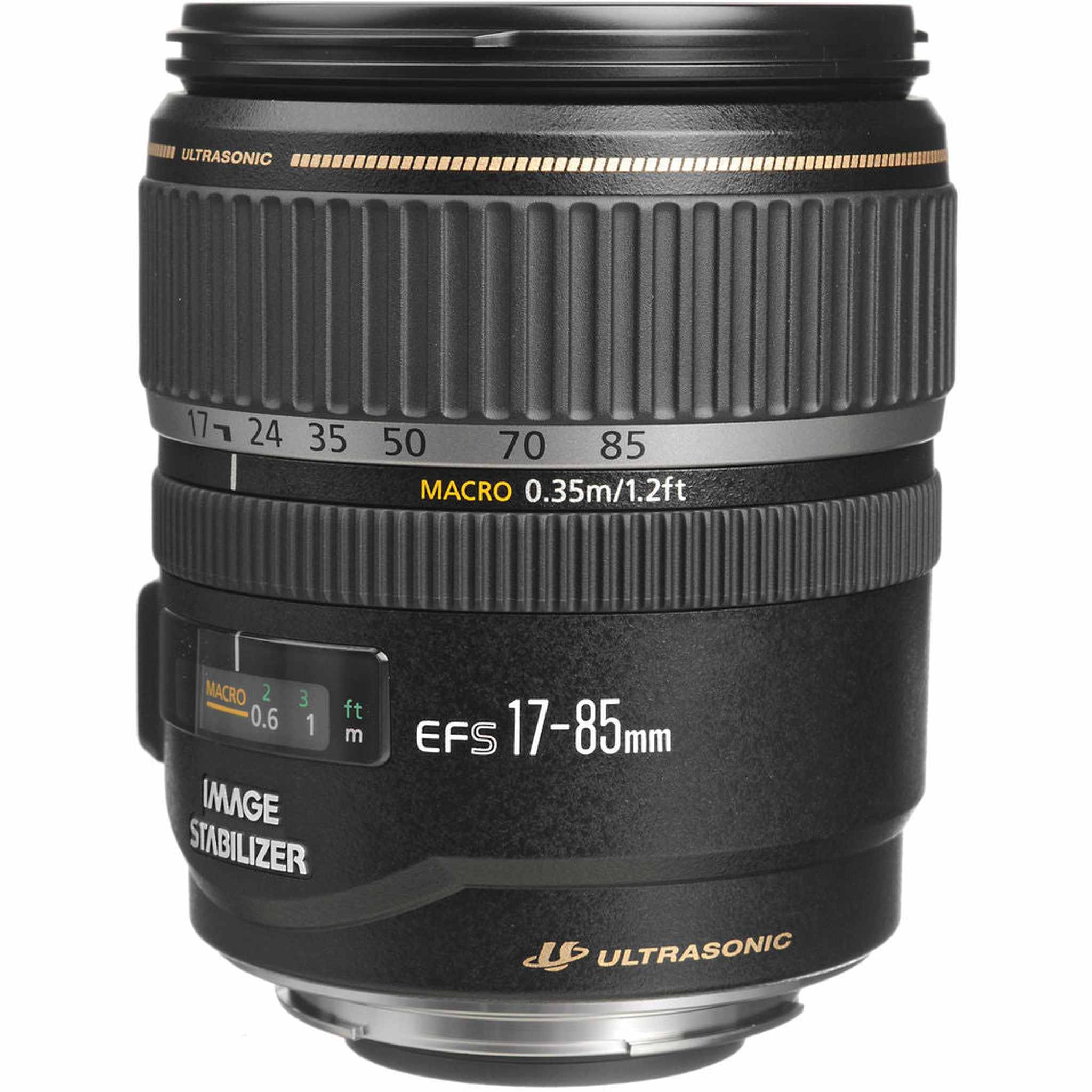 Canon EF-S 17-85mm f/4-5.6 IS USM Lens with Filter kit + Cleaning Kit + More Canon