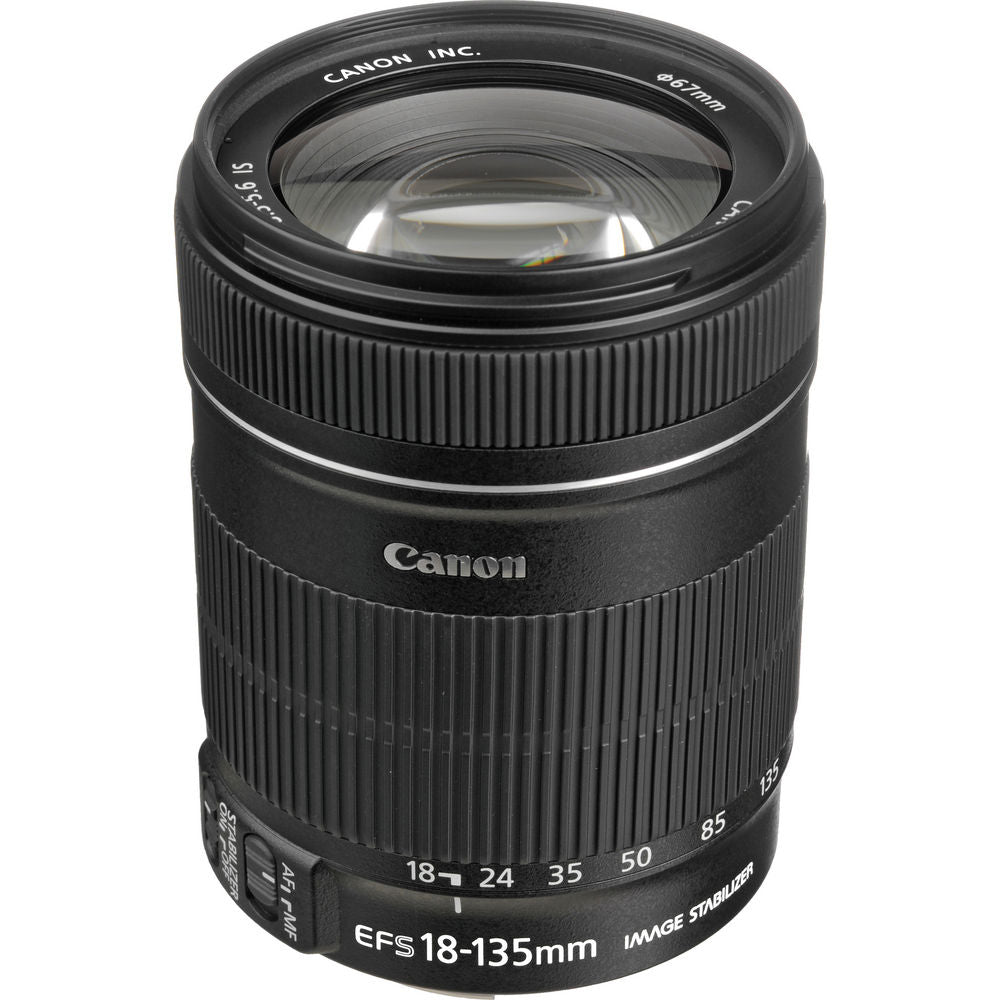 Canon EF-S 18-135mm f/3.5-5.6 IS Lens with 64GB Extreme Pro Card + More -