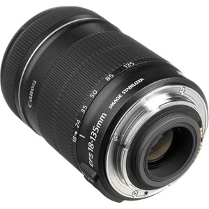 Canon EF-S 18-135mm f/3.5-5.6 IS Lens with Filter Kit Cleaning Kit + More Canon