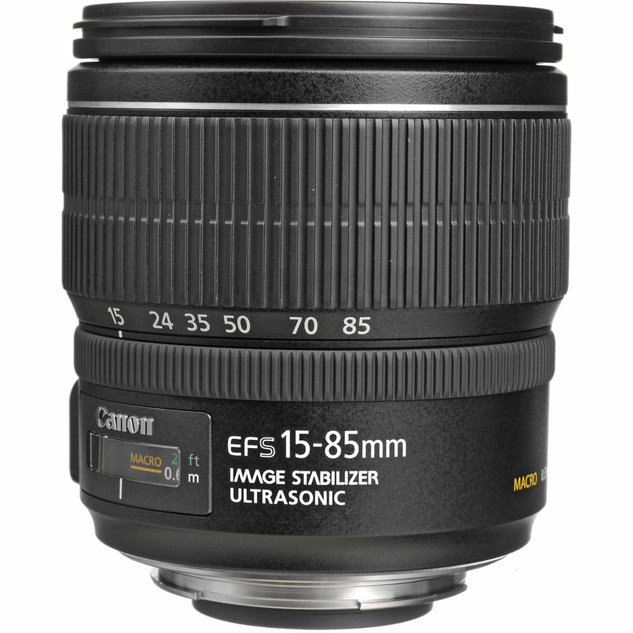 Canon EF-S 15-85mm f/3.5-5.6 IS USM Lens with Filter Kit + Cleaning Kit + More