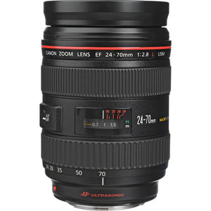 Canon EF 24-70mm f/2.8L USM Standard Zoom Lens for Canon SLR Cameras - Bundle