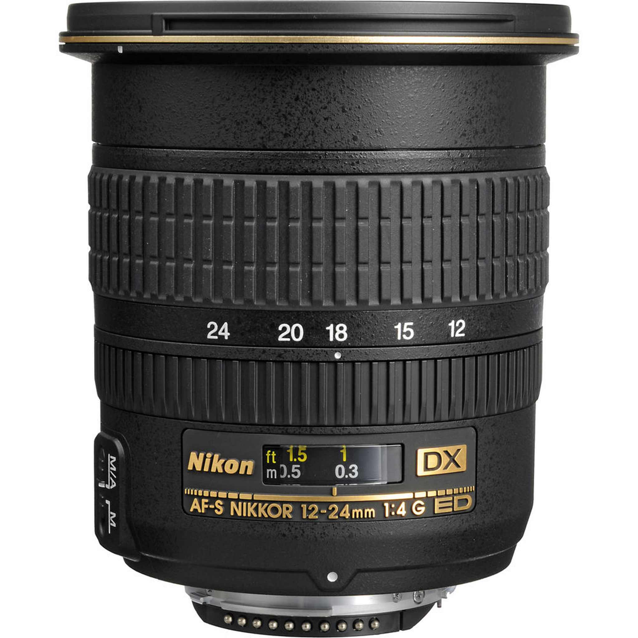 Nikon AF-S DX Zoom-12-24mm f/4G IF-ED Lens 2144 Intl Model Bundle - Reconditioned Nikon