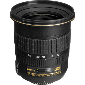 Nikon AF-S DX Zoom-NIKKOR 12-24mm f/4G IF-ED Lens Includes Filter Kits and Tripod Intl Model Bundle
