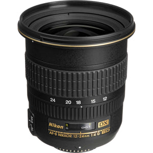 Nikon AF-S DX Zoom-12-24mm f/4G IF-ED Lens 2144 Intl Model Bundle - Reconditioned Nikon