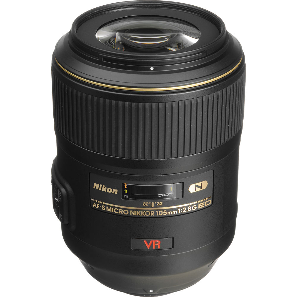 Nikon AF-S VR Micro-105mm f/2.8G IF-ED Lens (2160) Intl Model Bundle