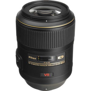 Nikon AF-S VR Micro-NIKKOR 105mm f/2.8G IF-ED Lens 2160 + 64GB Memory Card - Bundle