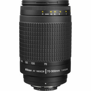 Nikon AF Zoom-70-300mm f/4-5.6G Zoom Lens 1928 Intl Model Bundle - Reconditioned