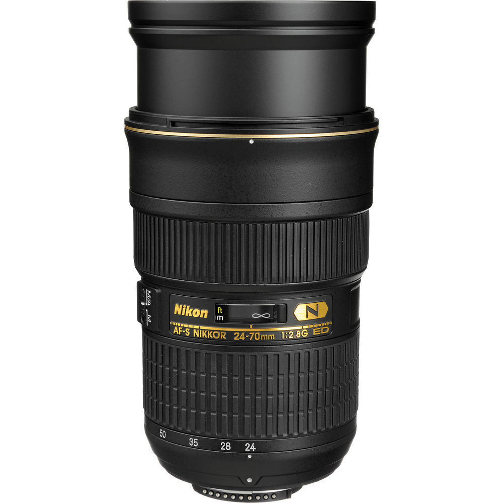 Nikon AF-S 24-70mm f/2.8G ED Zoom Lens (2164) Intl Model Bundle