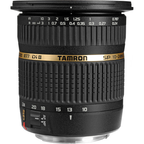Tamron SP AF 10-24mm f / 3.5-4.5 DI II Lens For Canon + Accessories INTL Model