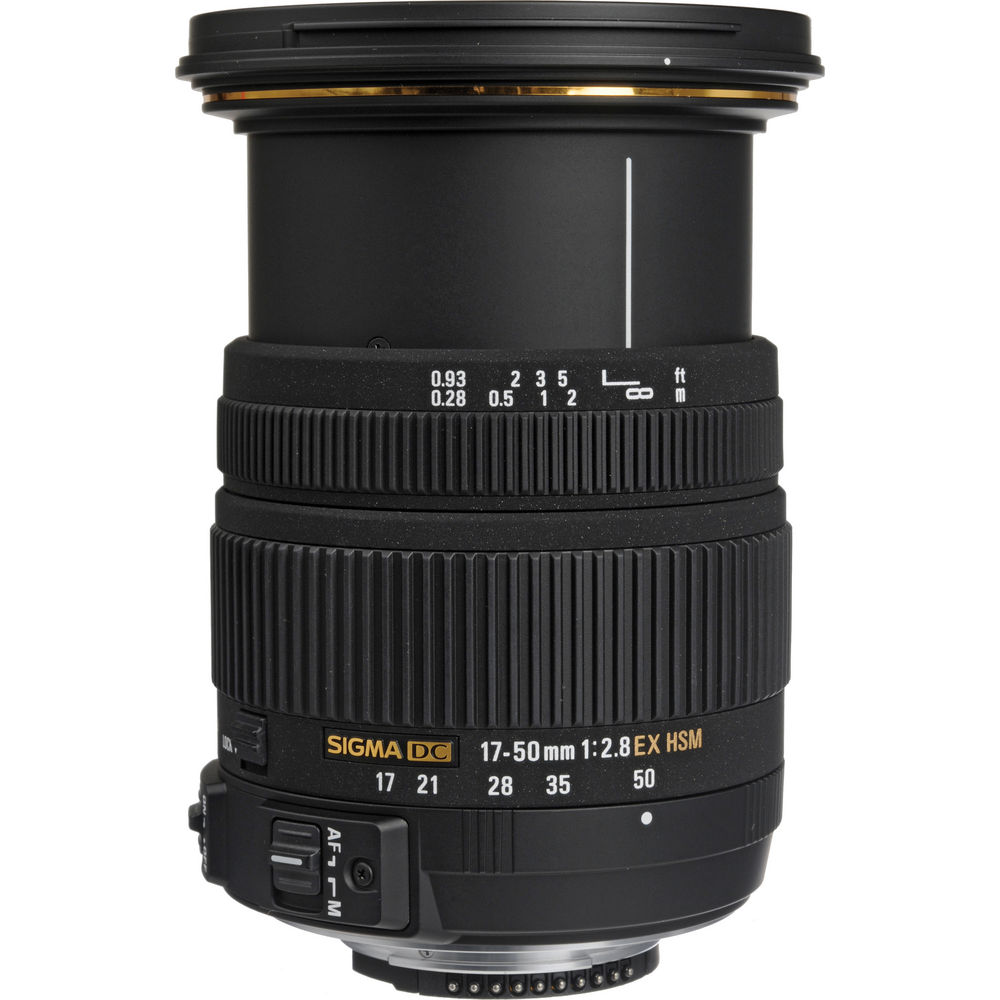 Sigma 17-50mm f/2.8 EX DC OS HSM Lens for Nikon F + 64GB Card + MORE