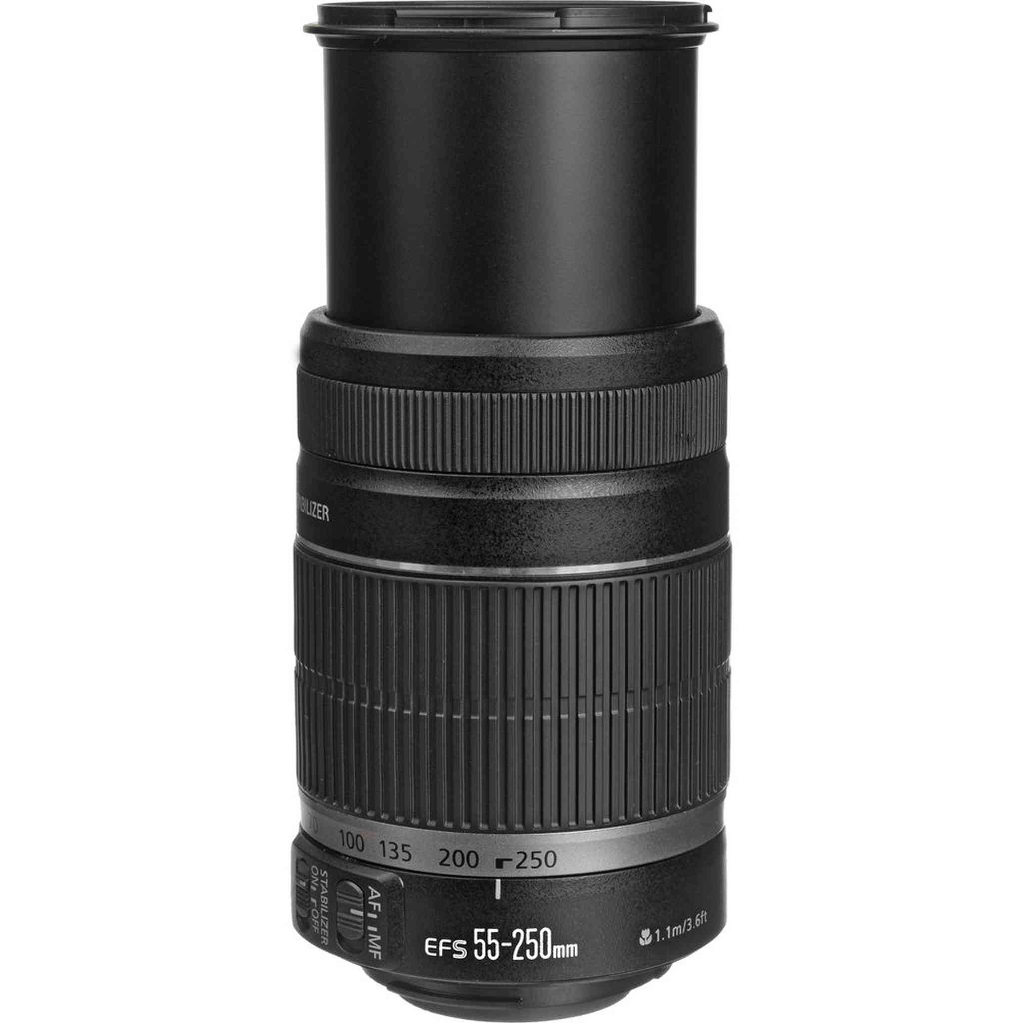 Canon EF-S 55-250mm f/4-5.6 IS II Lens 5123B006 + 64GB Memory Card - Bundle - Canon
