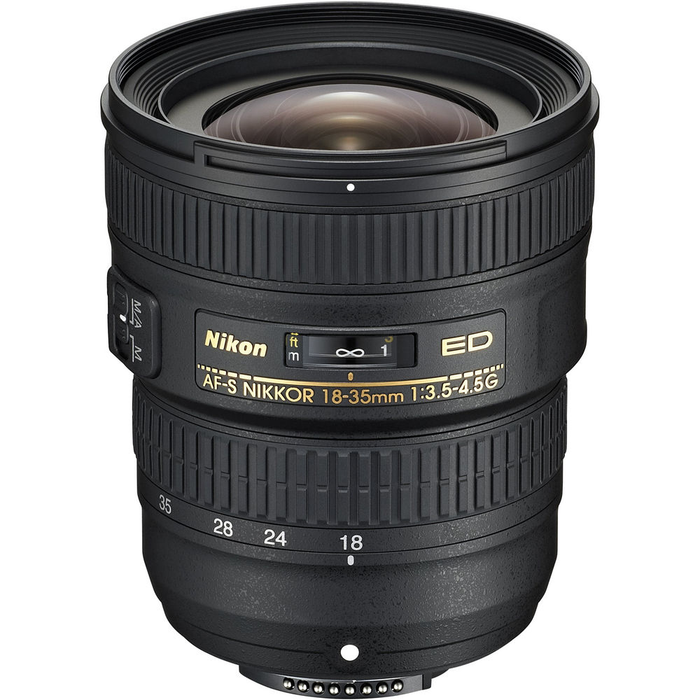 Nikon AF-S 18-35mm f/3.5-4.5G ED Zoom Lens (2207) Intl Model Bundle