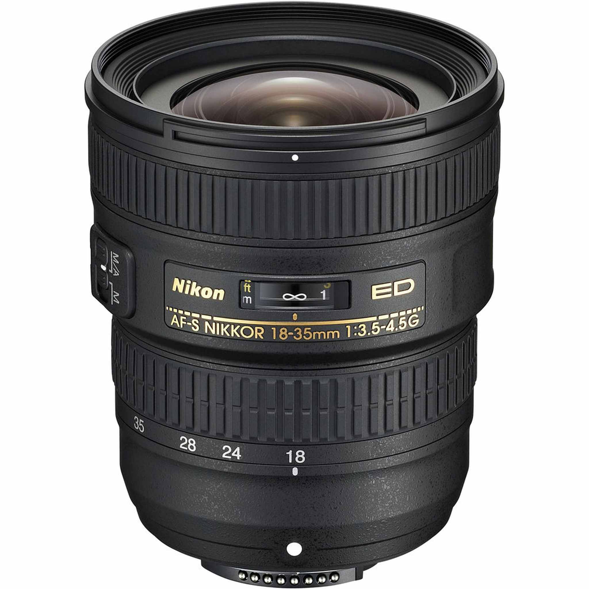Nikon AF-S 18-35mm f/3.5-4.5G ED Zoom Lens 2207 Intl Model Bundle - Reconditioned Nikon