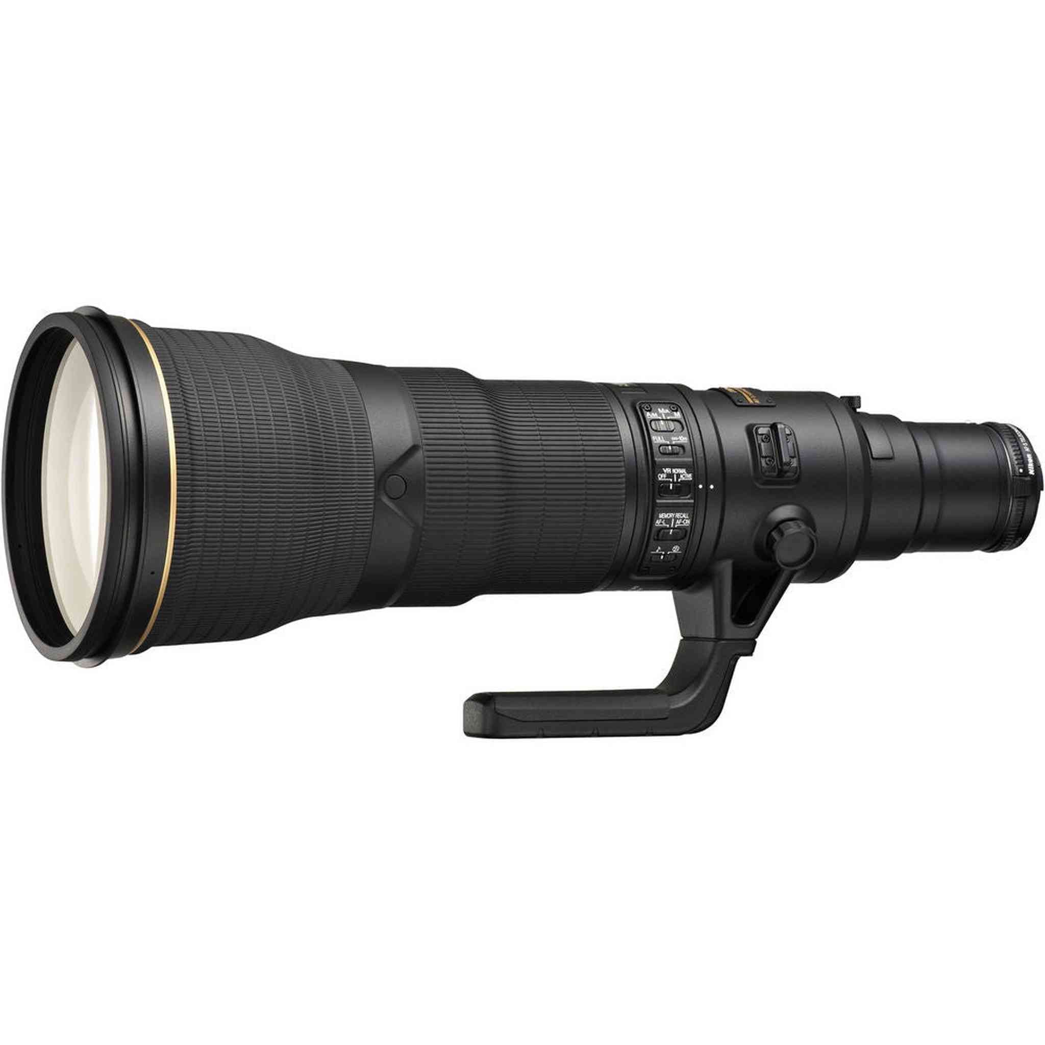 Nikon - AF-S NIKKOR 800mm f/5.6E FL ED VR Super-Telephoto Lens for Select Camera - Bundle Nikon