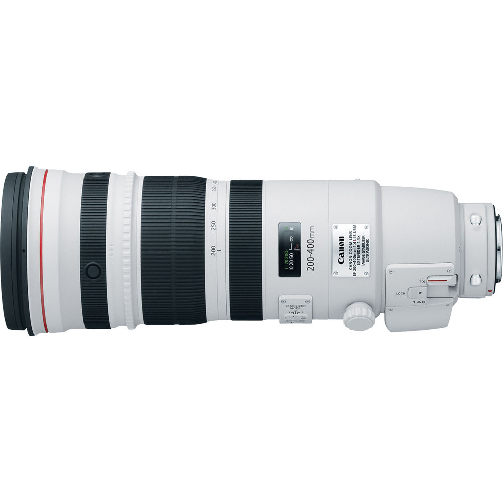 Canon EF 200-400mm f/4L IS USM Extender 1.4x Lens (5176B002) + BackPack + More