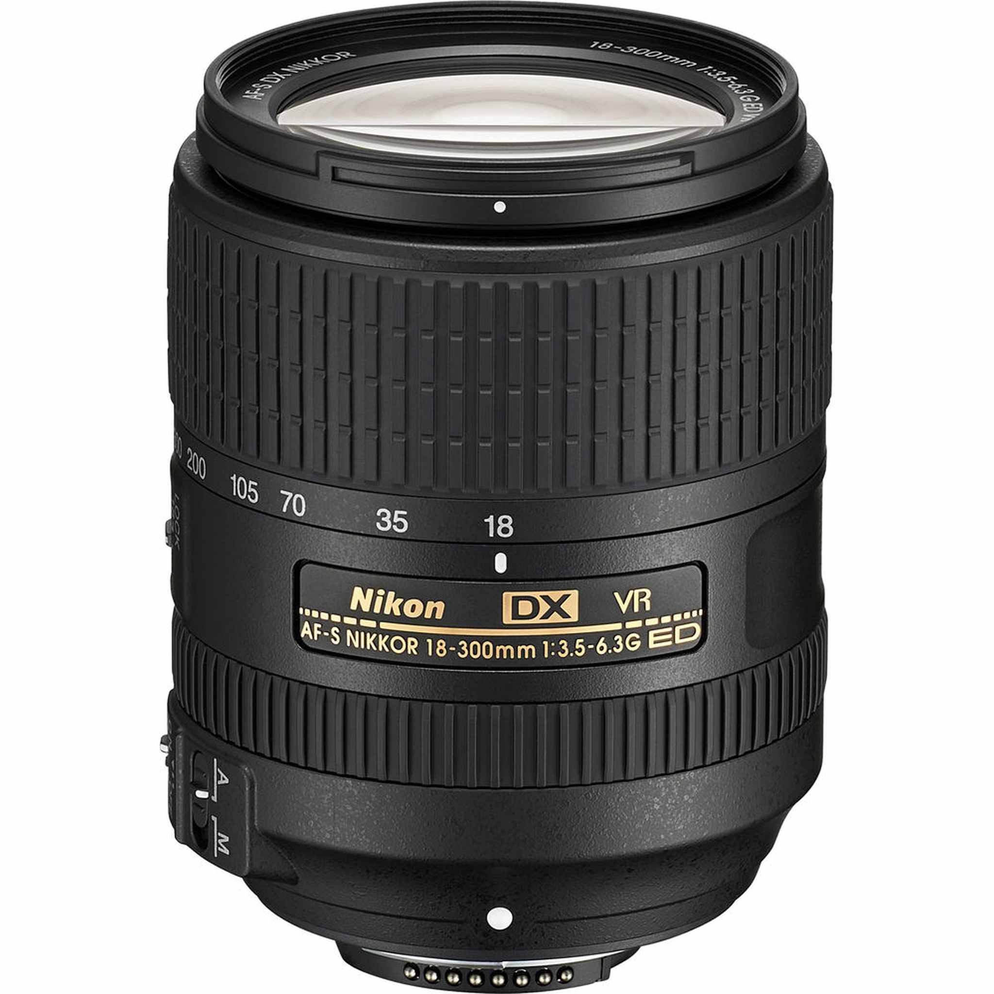 Nikon AF-S DX NIKKOR 18-300mm f/3.5-6.3G ED VR Lens 2216 + 64GB Memory Card - Bundle Nikon