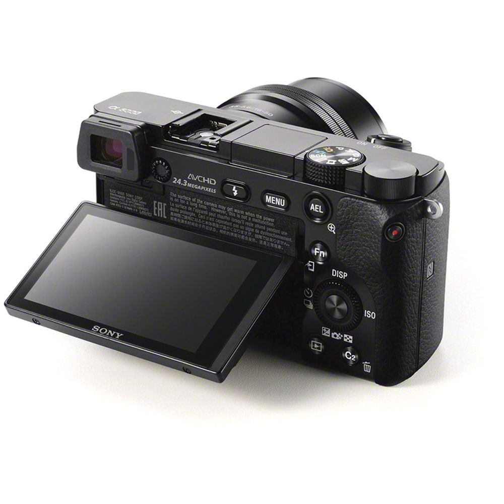 Sony Alpha a6000 Mirrorless Camera, 24.3MP APS HD CMOS Sensor, BIONZ X Image Processor + 3.0