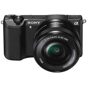 Sony a5100 16-50mm Mirrorless Digital Camera with 3-Inch Flip Up LCD Black - International Version No Warranty EBasket