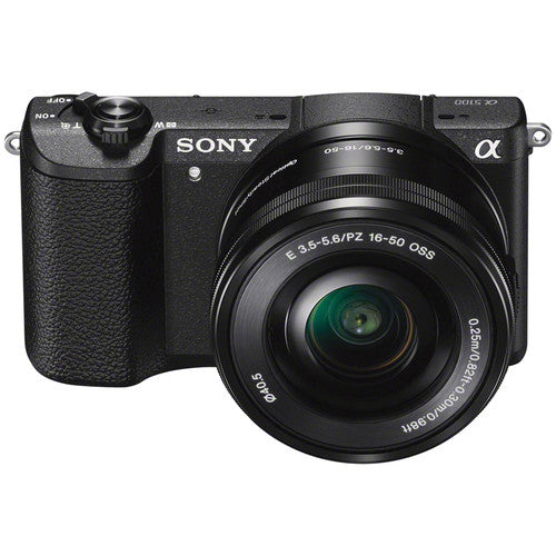 Sony a5100 16-50mm Mirrorless Digital Camera with 3-Inch Flip Up LCD Black - International Version No Warranty