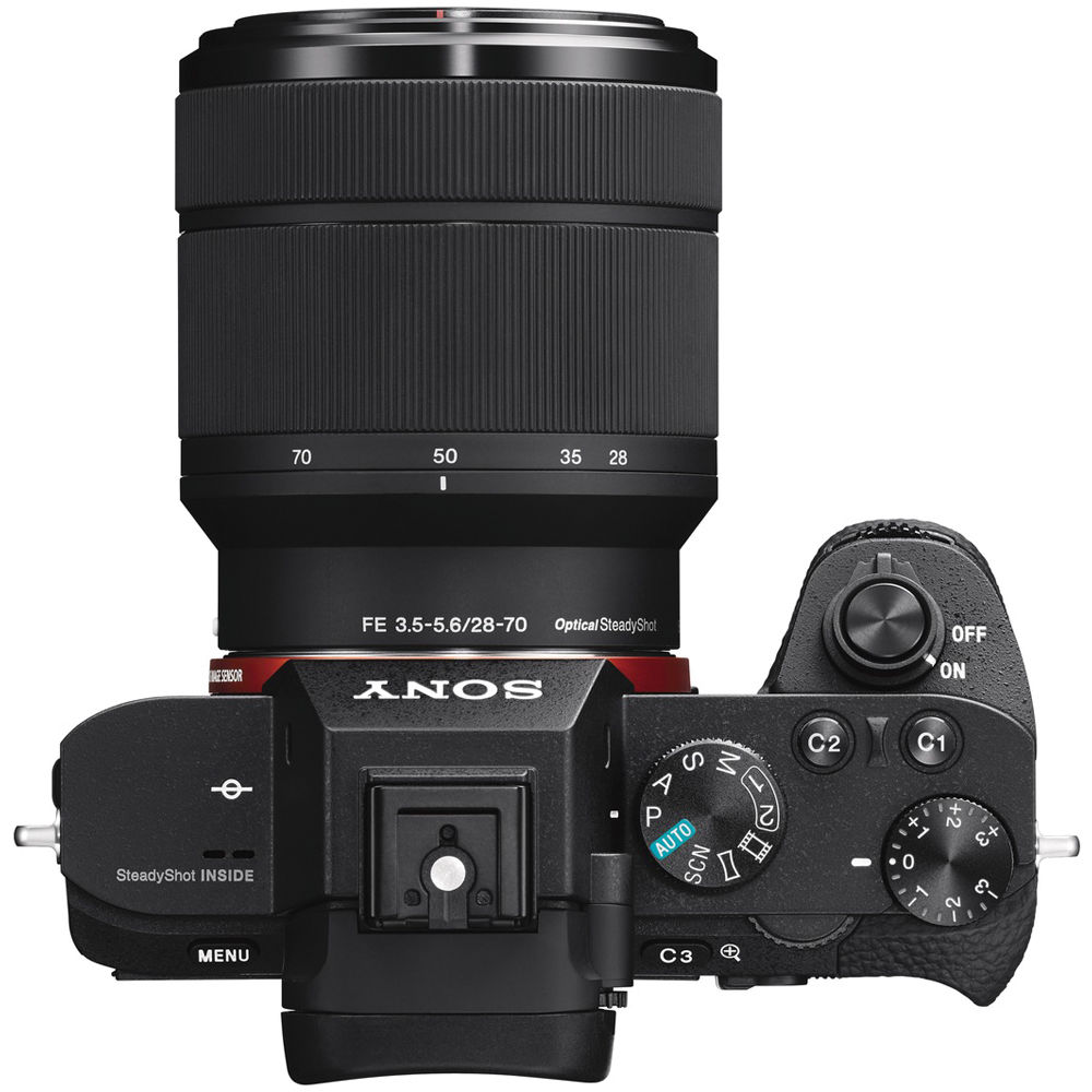 Sony a7 II Mirrorless Camera with 28-70mm Lens + Filter Kit + Wide Angle + More